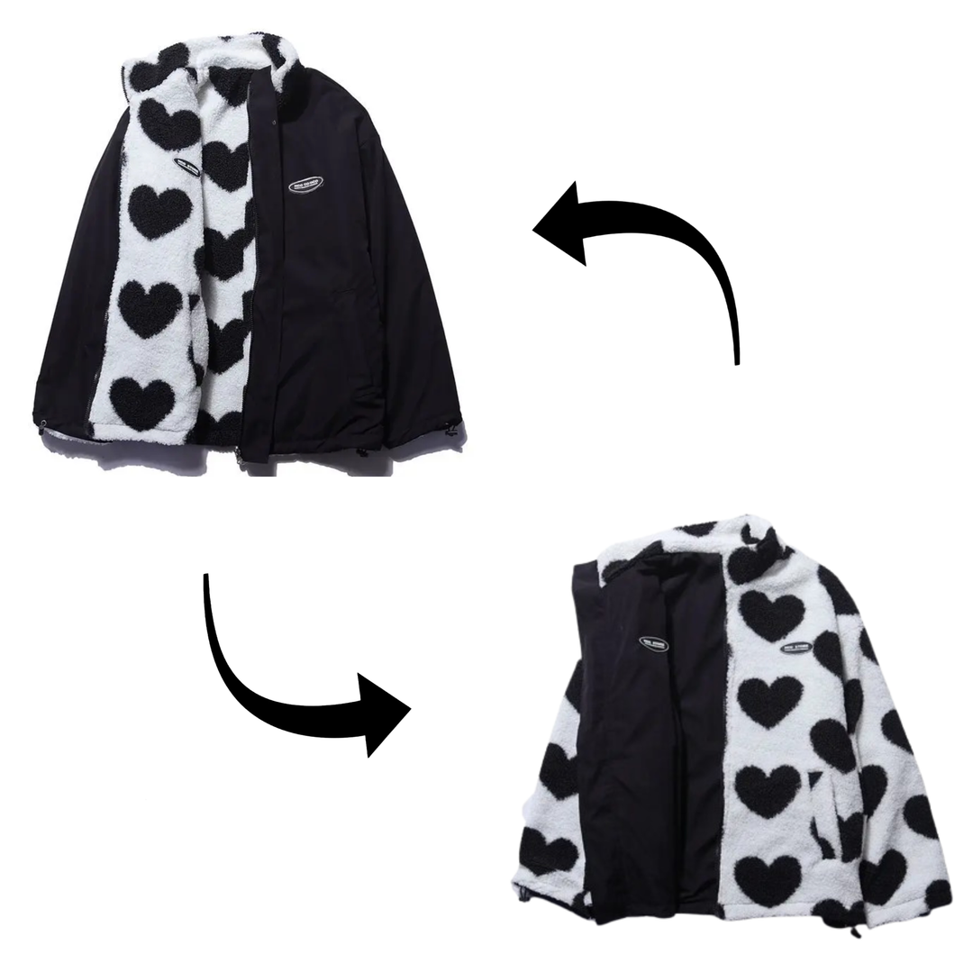 BacioDeluxe™️ Cappotto a cuore double-face