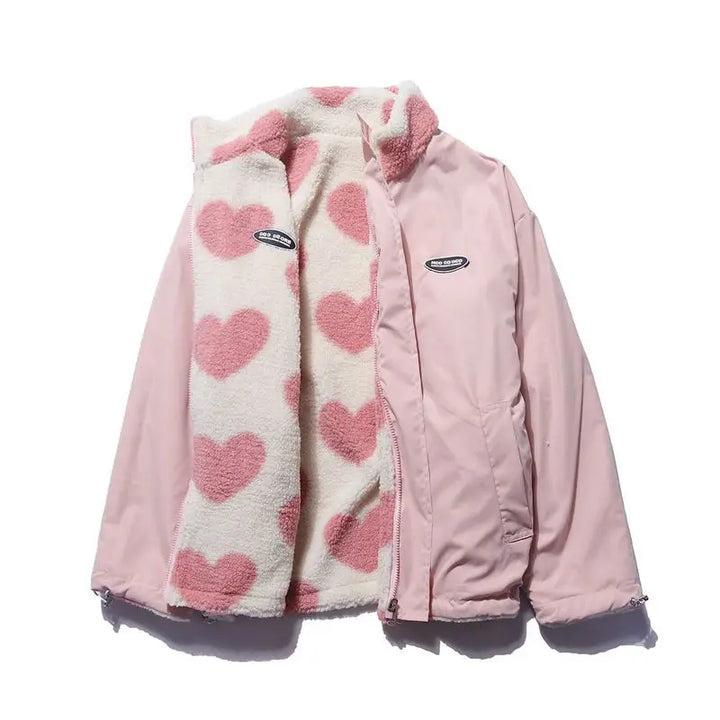 BacioDeluxe™️ Cappotto a cuore double-face