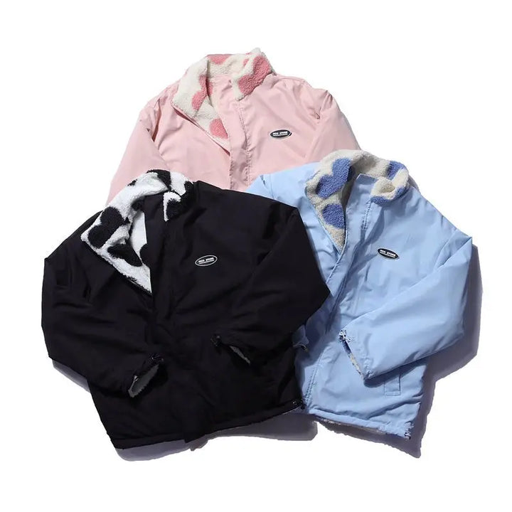 BacioDeluxe™️ Cappotto a cuore double-face