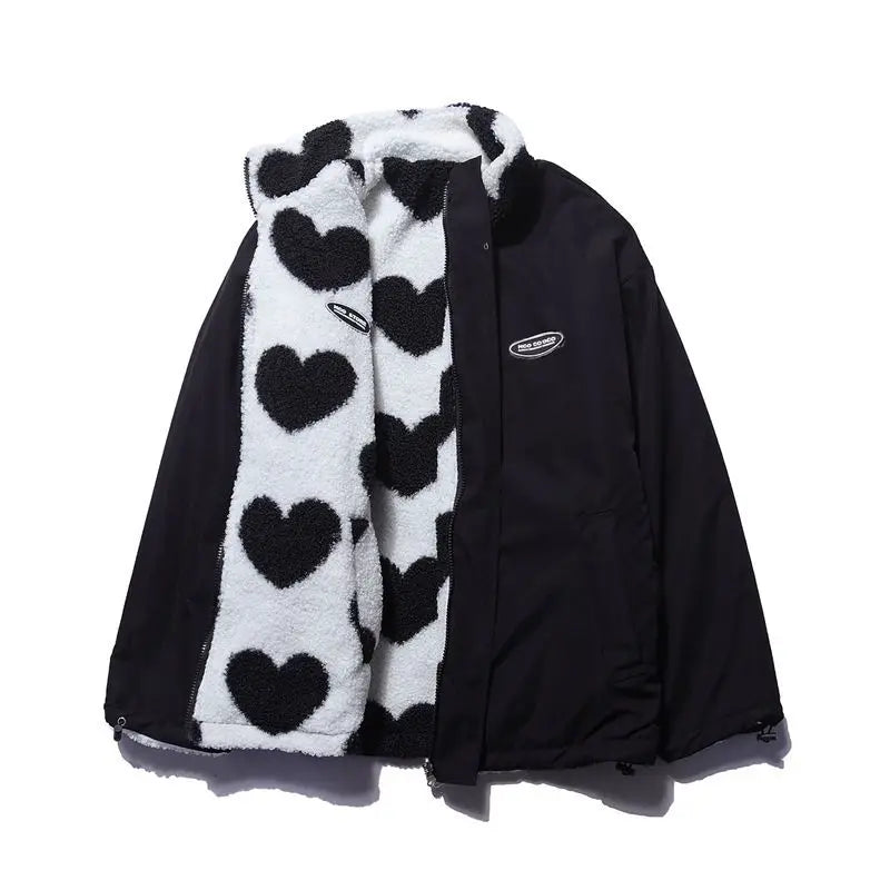 BacioDeluxe™️ Cappotto a cuore double-face