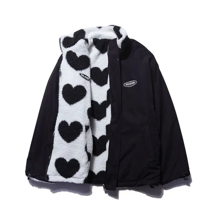 BacioDeluxe™️ Cappotto a cuore double-face